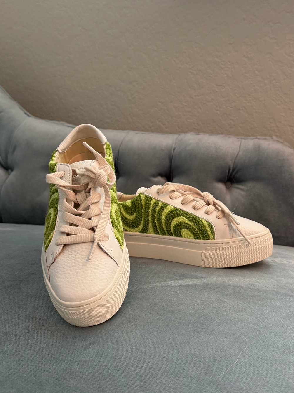 Soludos Ibiza Platform Psychedelic Spiral Sneakers